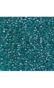 Miyuki delica beads 15/0 - Transparent caribbean teal luster DBS-1228